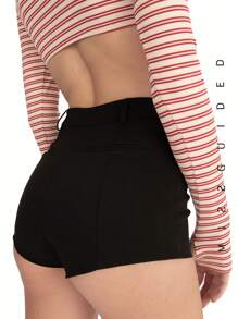 MISSGUIDED Tailored Micro Short - Black - View 4