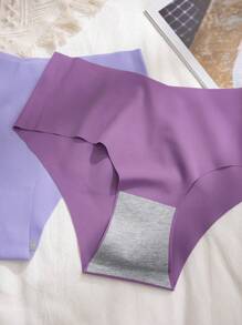 Snug Zone 12pcs Solid Color Seamless Comfortable Triangle Underwear