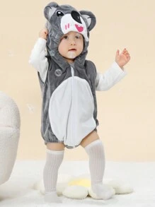 Baby Boys' Sleeveless Bodysuit With Koala Print - Multicolor - View 3