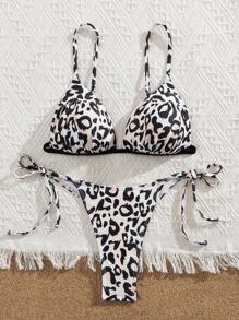 SHEIN Swim Bikini Set With Push Up Effect And Underwire Summer Beach - Multicolor - View 1