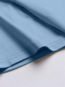 Manfinity RSRT Men Tropical Print Tee - Baby Blue - View 3