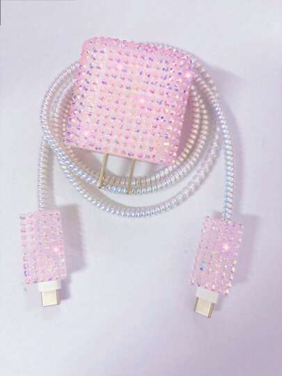 Protector de cargador y cable de datos de carga rápida con funda de goma suave para proteger el cabezal, compatible con Apple Samsung Xiaomi Huawei