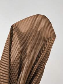 Breezaya Spring/Summer Fashionable Ombre Sleeveless Halter Neck Long Dress - Khaki - View 7