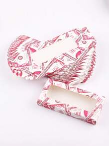 20入組空睫毛紙盒，睫毛盒，睫毛包裝盒，假睫毛專用盒 - 彩色 - 查看 8