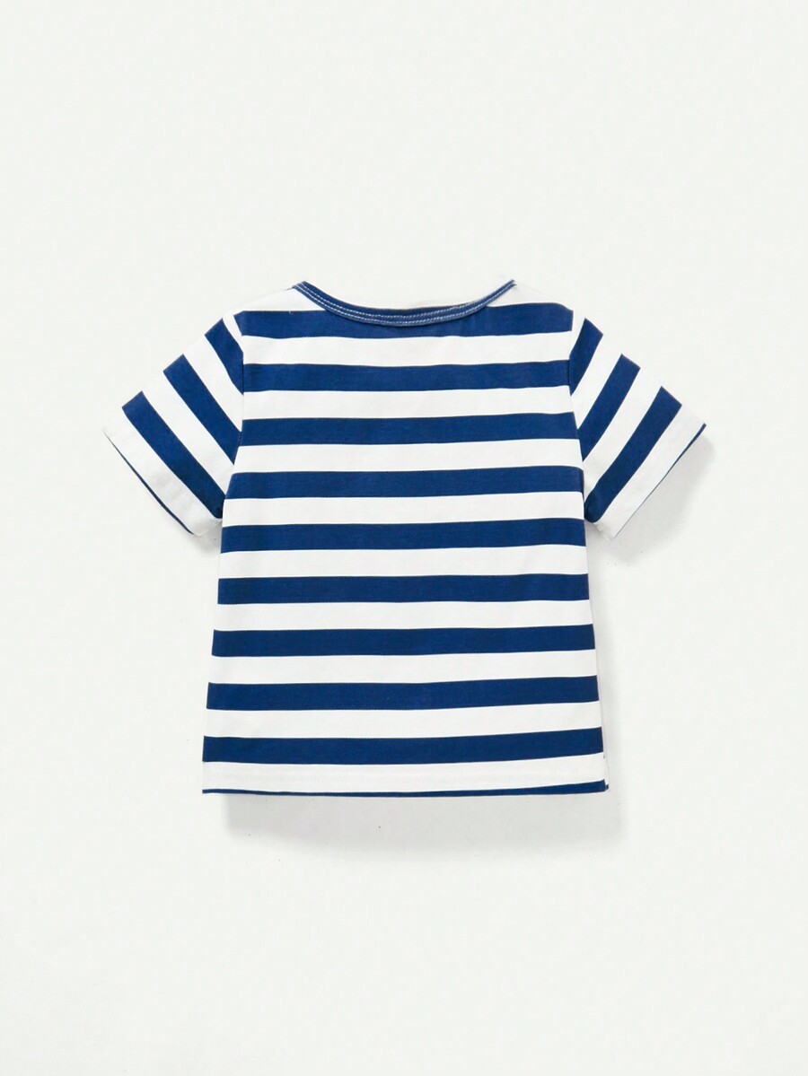 Cozy Pixies 3pcs Baby Boy Cartoon Whale, Dinosaur And BlueWhite