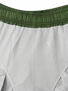 Surfspeed Men's Fashionable Letter Printed Beach Shorts, Summer Daily - Multicolor - View 5