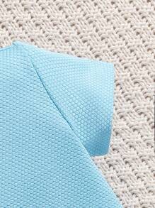 Mały chłopiec Lato Modny Codzienny Krótki Rękaw Koszulka  I Szorty Komplety Biżuterii