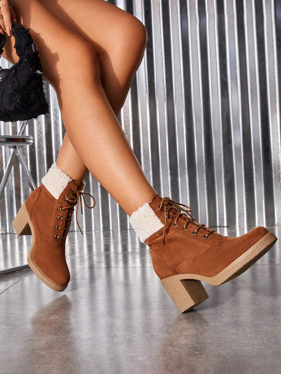 Women's Fashionable Ankle Boots, Outdoor Spring And Autumn Booties