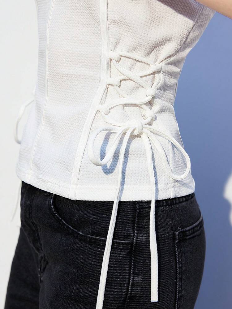 Women's Side Tie Design Tube Top