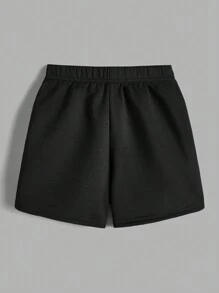 Nick 90s | SHEIN 少年可愛卡通印花套裝 - 黑與白 - 查看 9