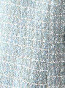 SHEIN Clasi 春季休閒兩排扣西裝外套,有線插口翻領設計