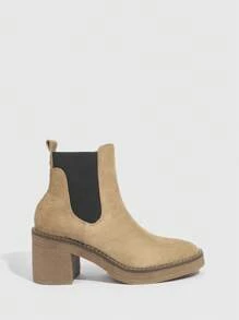 Styleloop Damstövlar och korta stövlar, vävd semesterstil, bohemisk stil, västerländsk stil, musikfestivalstil, lämplig för Halloween, jul, fest - Kaki - Visa 3