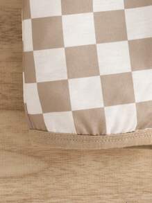 Mono de primavera/verano para bebé con estampado de cuadros simples