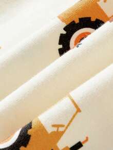 Cozy Pixies 2入組寶寶男童針織柔軟休閒基礎款圓領短袖套頭上衣 - 綠色 - 查看 3