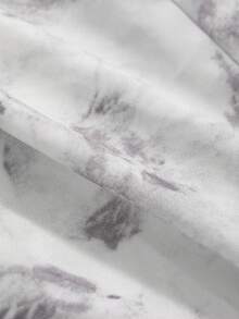DAZY 女士夏季假期風格花卉印花甜心領襯裙長裙 - 灰色 - 查看 8
