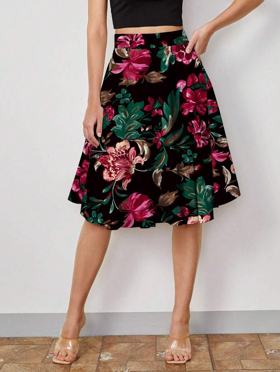 SHEIN Clasi 女士夏季花卉印花裙 - 彩色 - 查看 1