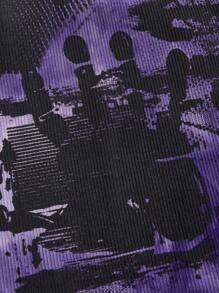 ROMWE Grunge Punk Summer Letter Printed Tight Pitted Tank Top, School