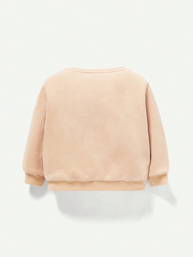 Baby Boy 2pcs Cartoon Graphic Sweatshirt