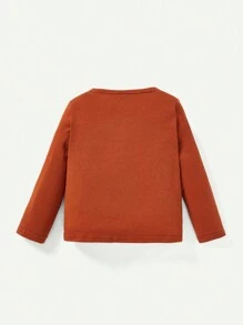 Cozy Pixies Conjunto De 3 Piezas De Jersey Con Diseño De Manga Raglán Y Sudadera De Cuello Redondo De Ajuste Regular Para Bebé Niños Con Patrón De Dibujos Animados De Animales