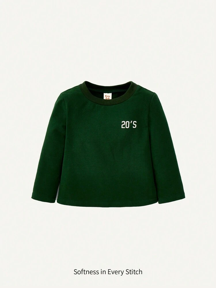 Baby Boy Letter Graphic Tee