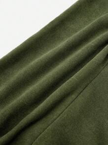 Cozy Pixies Baby Boy 3D Design Cartoon Graphic Sweatpants - Army Green - View 6