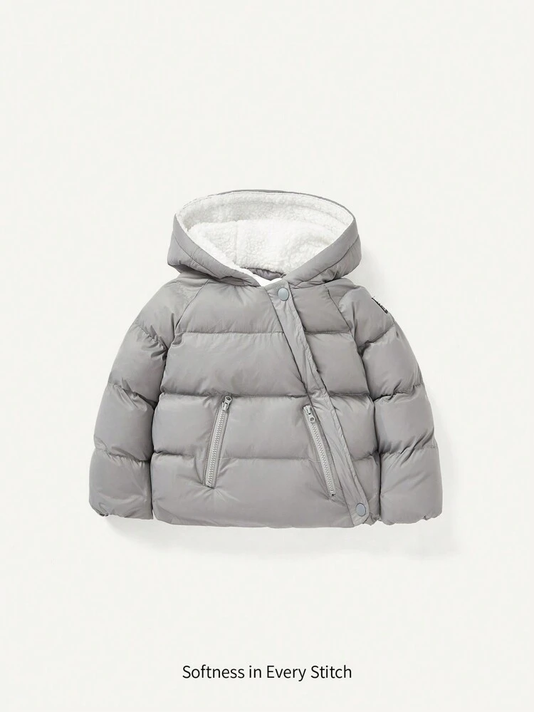 Baby Boy Zip Up Hooded Padded Coat