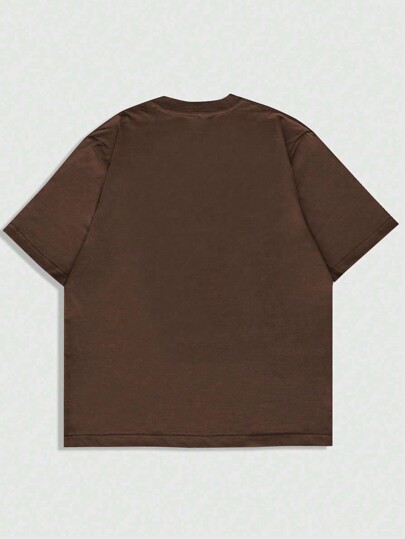 Street Life Camiseta De Cuello Redondo De Manga Corta Con La Cara De Fantasma Para Hombre, Adecuada Para Llevar Diariamente En Primavera Y Verano