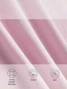 4pcs/Set Baby Girls' Flower Print Rabbit Applique Round Neck Short Sleeve Top And Snug Fit Pants Outfits Matching Set - Multicolor - View 14