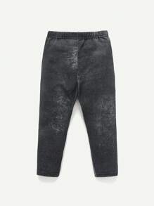 Baby Girl 3pcs Cartoon Graphic Leggings - Pink - View 8