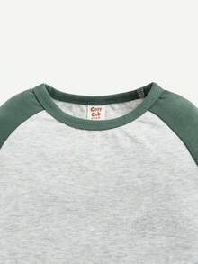 Cozy Pixies 嬰兒男孩3入組raglan袖t恤 - 綠色 - 查看 7