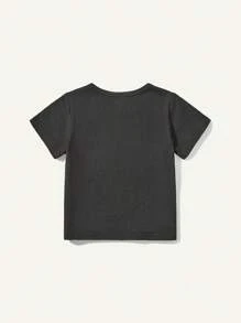 Cozy Pixies Baby Boy 4pcs/Set Summer Casual Round Neck Short Sleeve T-Shirt In Solid Knitted Soft Material - Multicolor - View 2