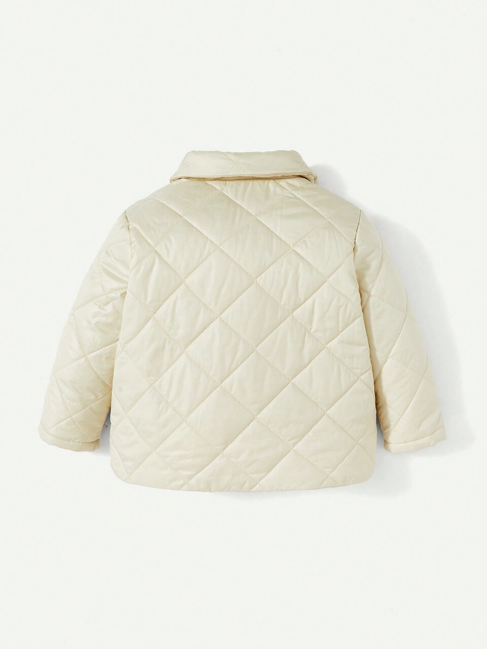 Baby Girl Button Up Quilted Coat