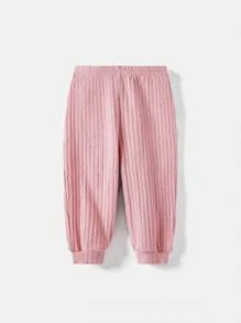 Cozy Pixies Baby Mädchen Lässig und Komfortable gestrickte einfarbige Hose, Zweiteiler