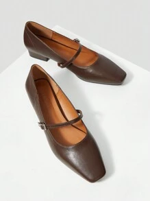 MOTF PREMIUM WOMEN'S SIMPLE FASHION CASUAL EVERYDAY FLATS SPRING SHOES SPRING BREAK EASTER FOR CHRISTMAS VALENTINE'S DAY - Brown - View 4