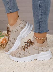 Fall/Winter Women/ Athletic Shoes Outdoor Leisure Breathable Sports Shoes,Sneakers For Women - Khaki - View 7