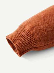 Baby Boy Cable Knit Cardigan & Knit Pants - Khaki - View 5