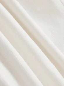 Cozy Pixies Baby Girl Jacquard Soft Puff Sleeve Top With Ruffle Hem And Solid Casual Shorts 2pcs/Set - Blue - View 12