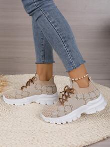 Fall/Winter Women/ Athletic Shoes Outdoor Leisure Breathable Sports Shoes,Sneakers For Women - Khaki - View 4
