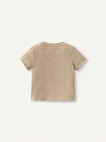Cozy Pixies Baby Boy Solid Color Soft Knitted Round Neck Short Sleeve Pullover Set Of 3