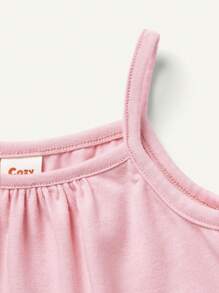 Cozy Pixies Baby Girl Casual Solid Knitted Soft Two Pieces Dress Set - Multicolor - View 3