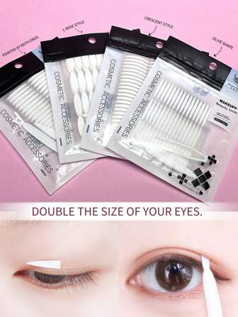 240pcs/480pcs Double Eyelid Tape Sticker With Double-Sided Adhesive, Strong Transparent Lift Strips For Dramatic Eyelid Lift, Suitable For Single Eyelid, Droopy Eyelid, Eye Bags, Come With Fork Rod And Tweezers,Makeup,Cheap,Room Decor,Vanity,Travel,Bedroom,Makeup Accessories,Cheap,Stocking Stuffers,Makeup,Makeup Tools,Cheap Stuff,Gifts,Gifts For Women,Christmas Gifts