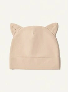 SHEIN Baby Hat Printed With Little Fox, Newborn Hat - Multicolor - View 3