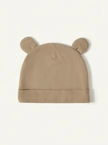 3pcs Newborn & Kids' Cute Earflap Beanie Set - Multicolor - View 7