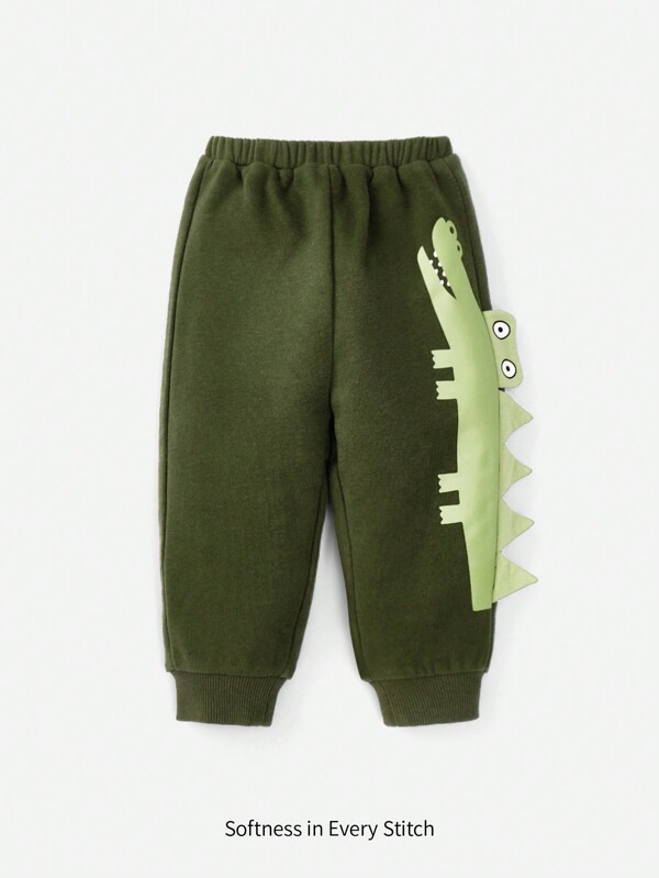 Cozy Pixies Baby Boy 3D Design Cartoon Graphic Sweatpants