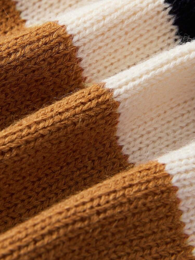 Baby Boy Colorblock Raglan Sleeve Sweater