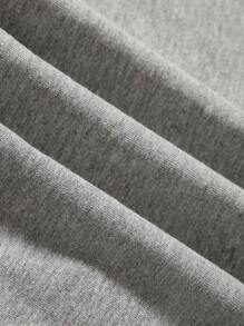 Cozy Pixies Baby Boy 4pcs/Set Summer Casual Round Neck Short Sleeve T-Shirt In Solid Knitted Soft Material - Multicolor - View 5