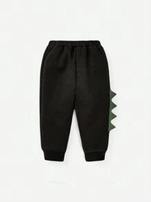 Cozy Pixies Đứa bé trai In Khủng long Tay Raglan Áo len & Quần nỉ - Nhiều màu - Xem 3