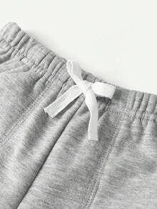 Cozy Pixies 寶寶男孩彈性腰口前袋休閒短褲 - 彩色 - 查看 3