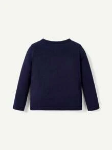 Cozy Pixies Conjunto De 3 Piezas De Top Cuello Redondo Con Estampado De Animales Para Bebés Niños Con Hombro Regular