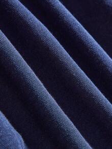 Cozy Pixies 嬰兒男童字母拼接棒球夾克 - 藍色 - 查看 6